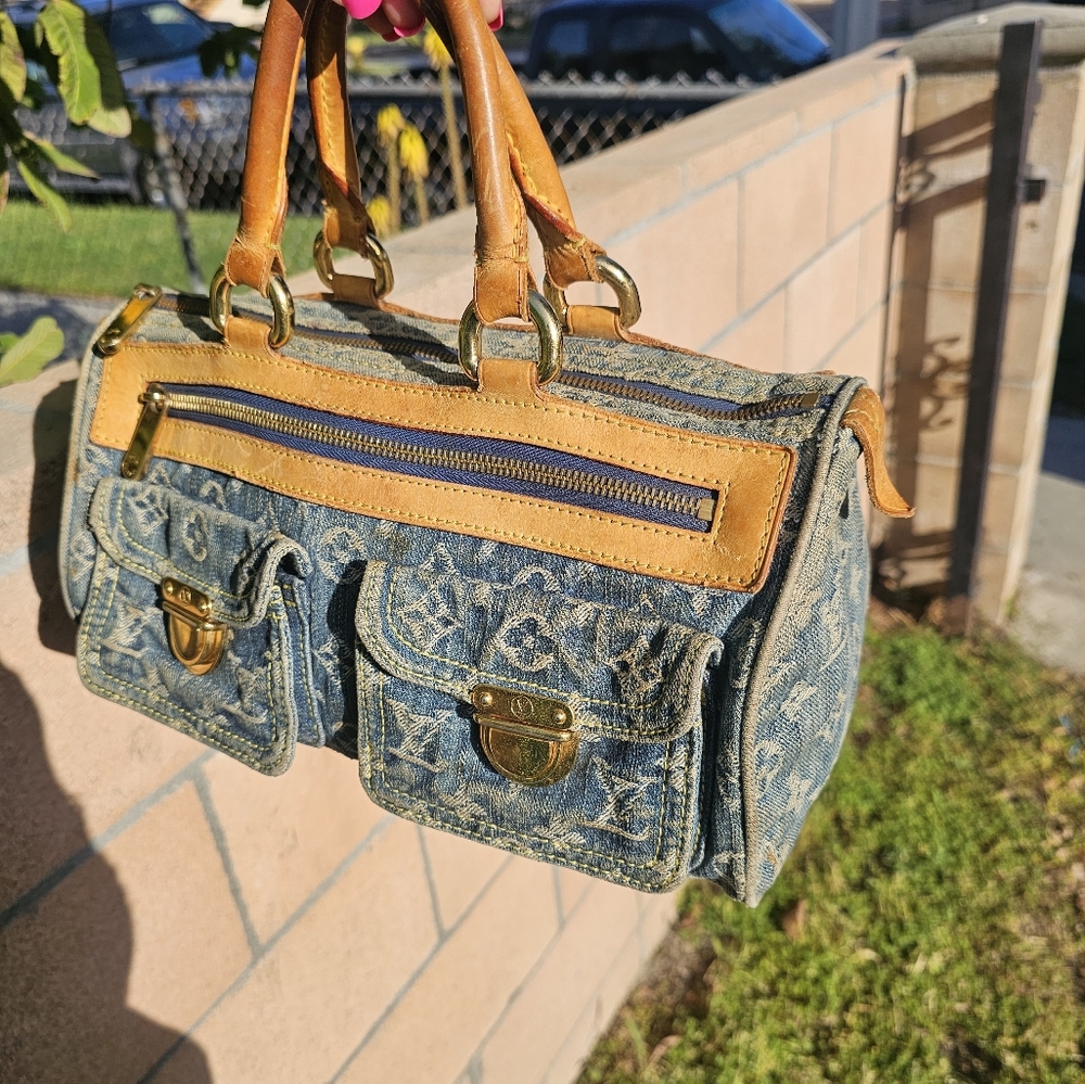 Louis vuitton denim Neo Speedy - Picture 8 of 14